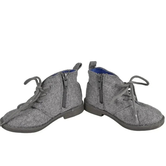 Gap Felt Dressy Chukka Boots  Sneaker Shoes Gray - Picture 4 of 11
